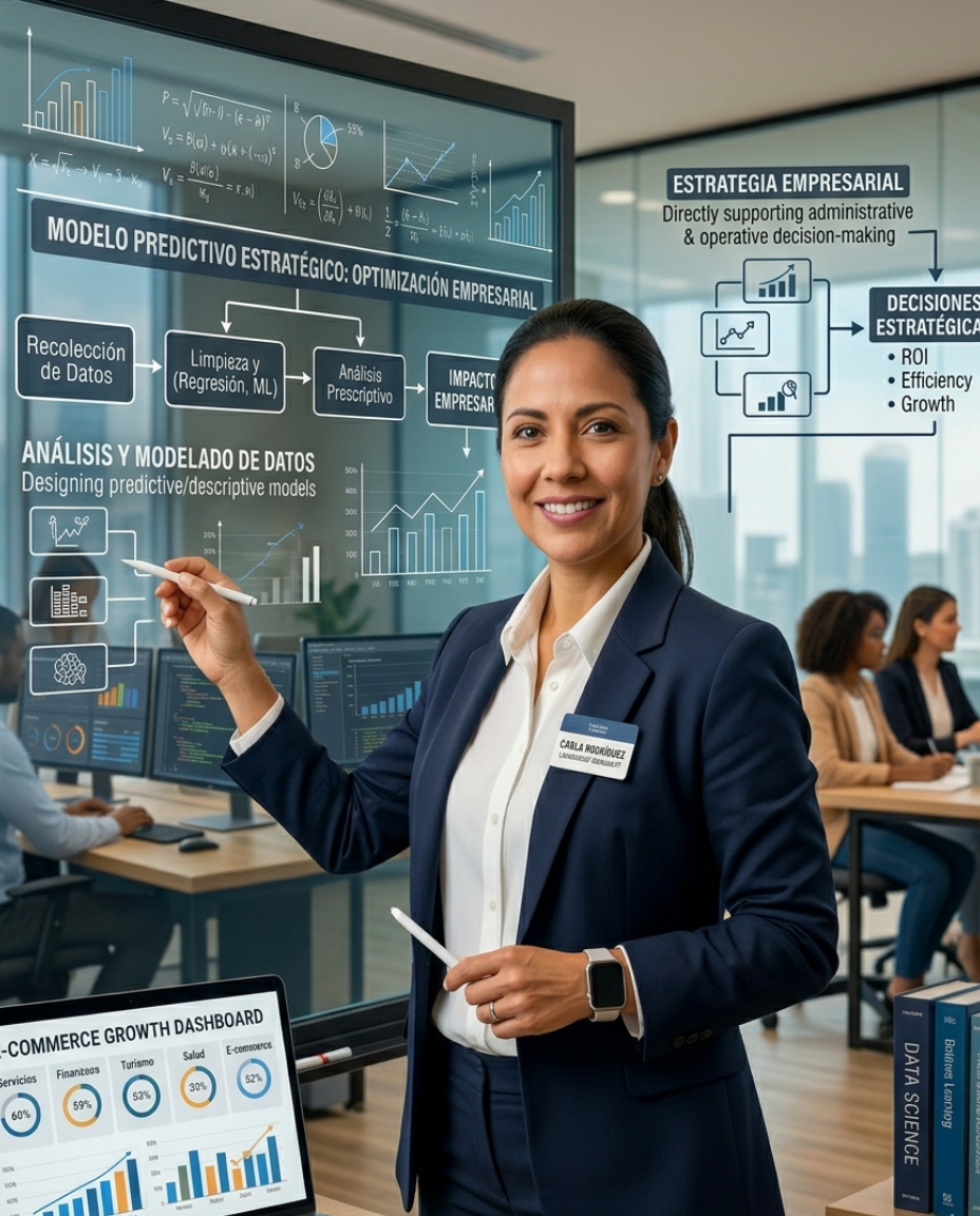Imagen para representar un profesional en Ciencia de Datos